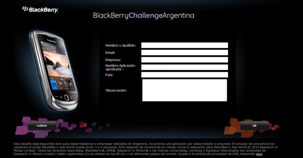 Blackberry Challenge Argentina